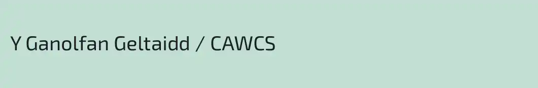 Y Ganolfan Geltaidd / CAWCS